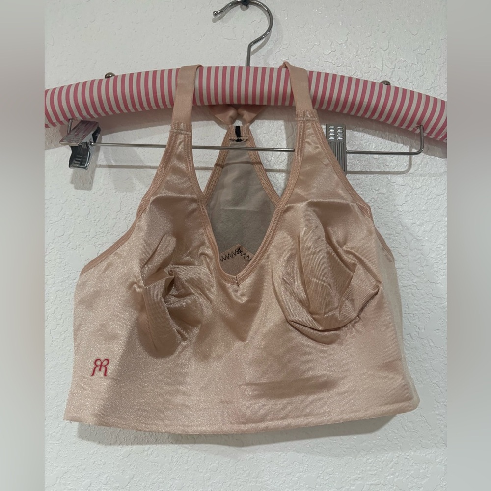 Ruby Ribbon Pin-up Racerback Demi Bra Size 32